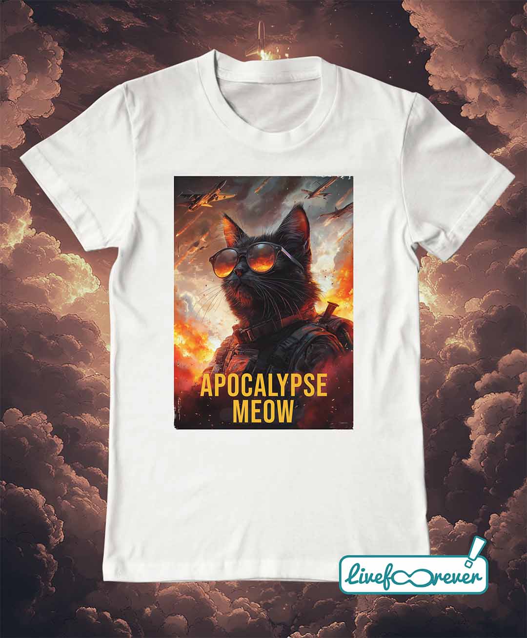 T-shirt uomo – Apocalypse meow