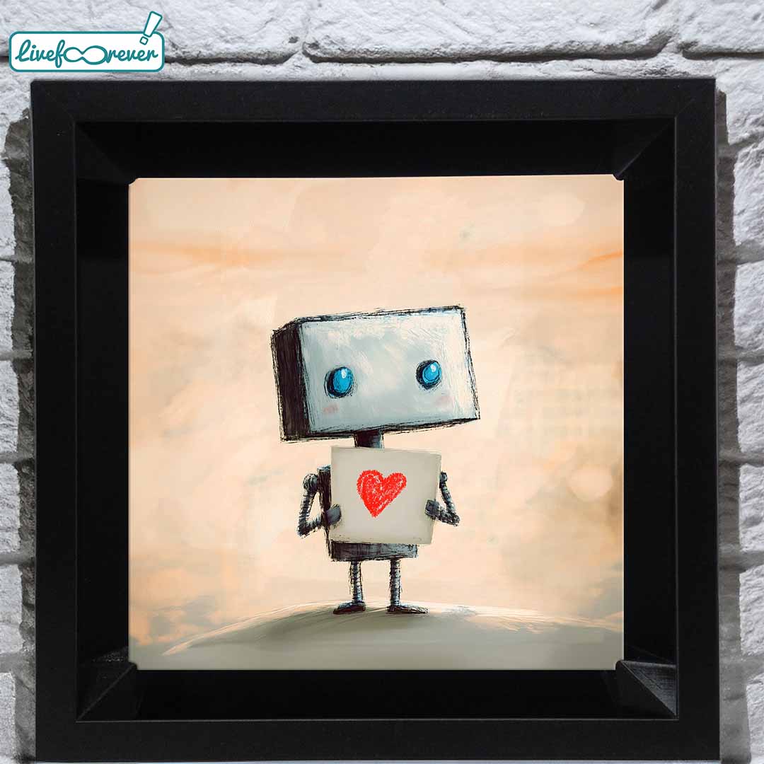 Kosü - stampa fotografica su mattonella in ceramica – Robotoh - Computer love