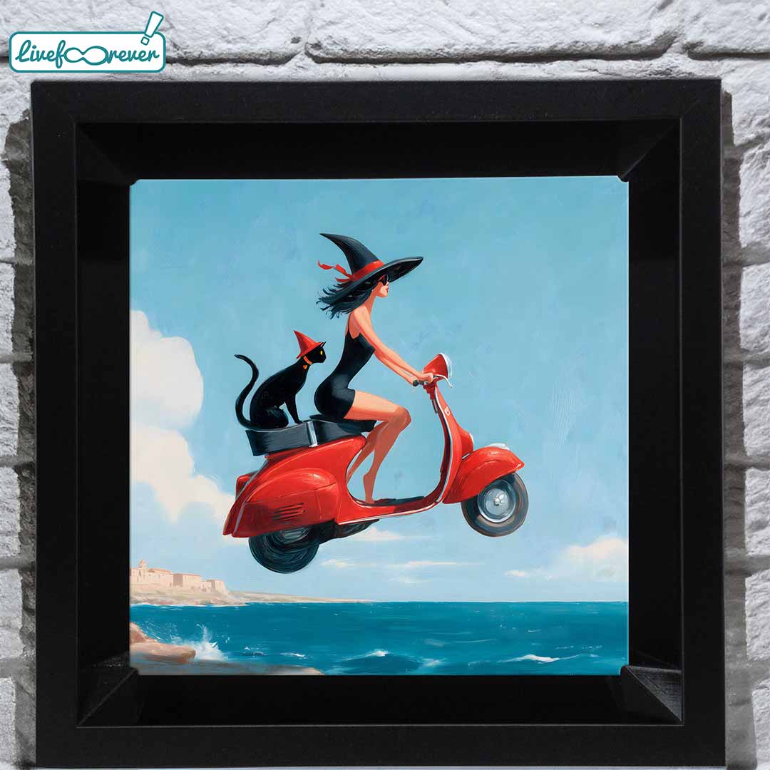 Kosü - stampa fotografica su mattonella in ceramica – La dolce witch