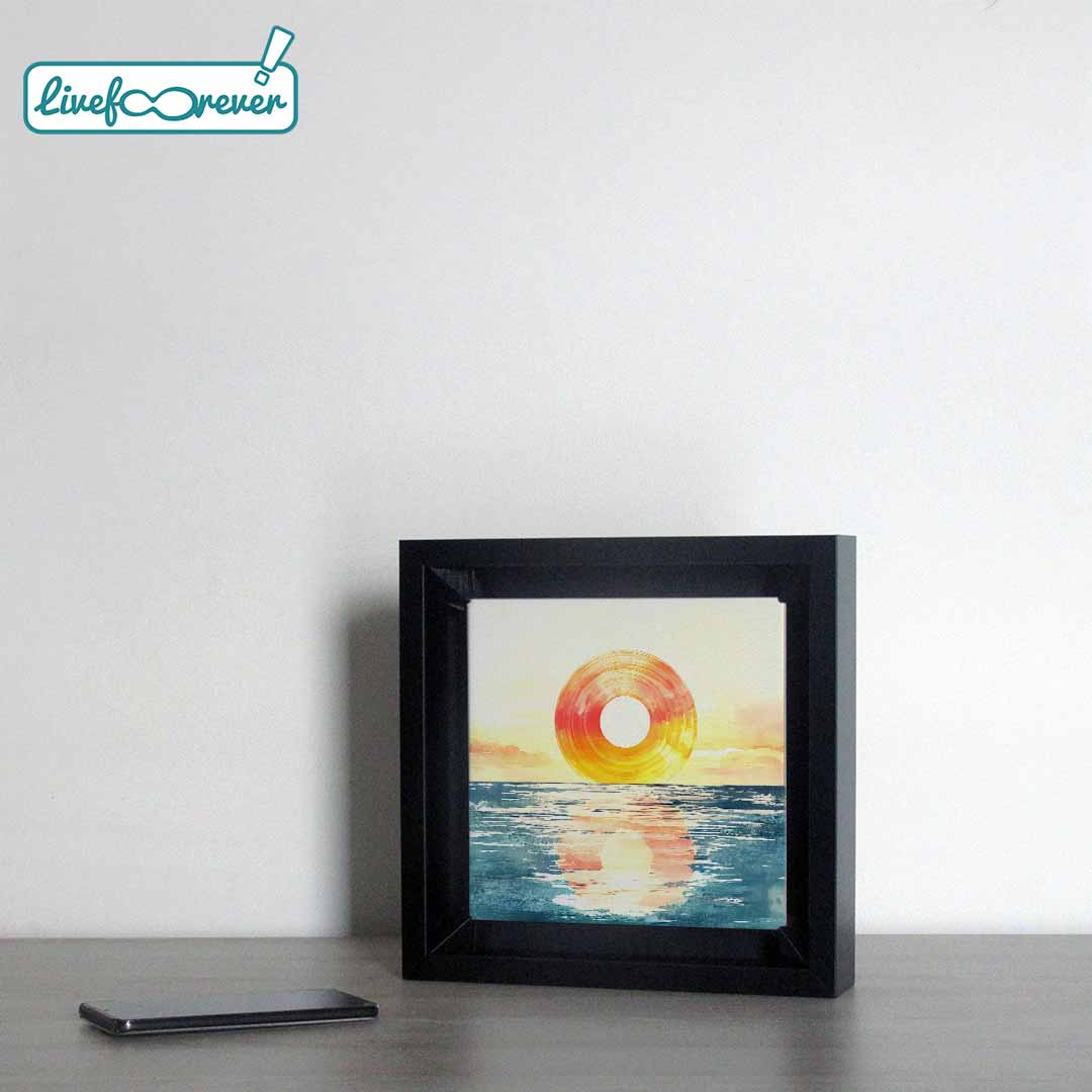 Kosü - stampa fotografica su mattonella in ceramica – Il caldo suono del vinile