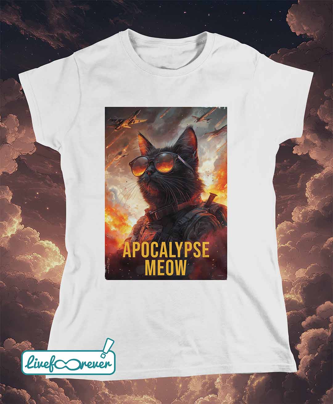 T-shirt donna – Apocalypse meow