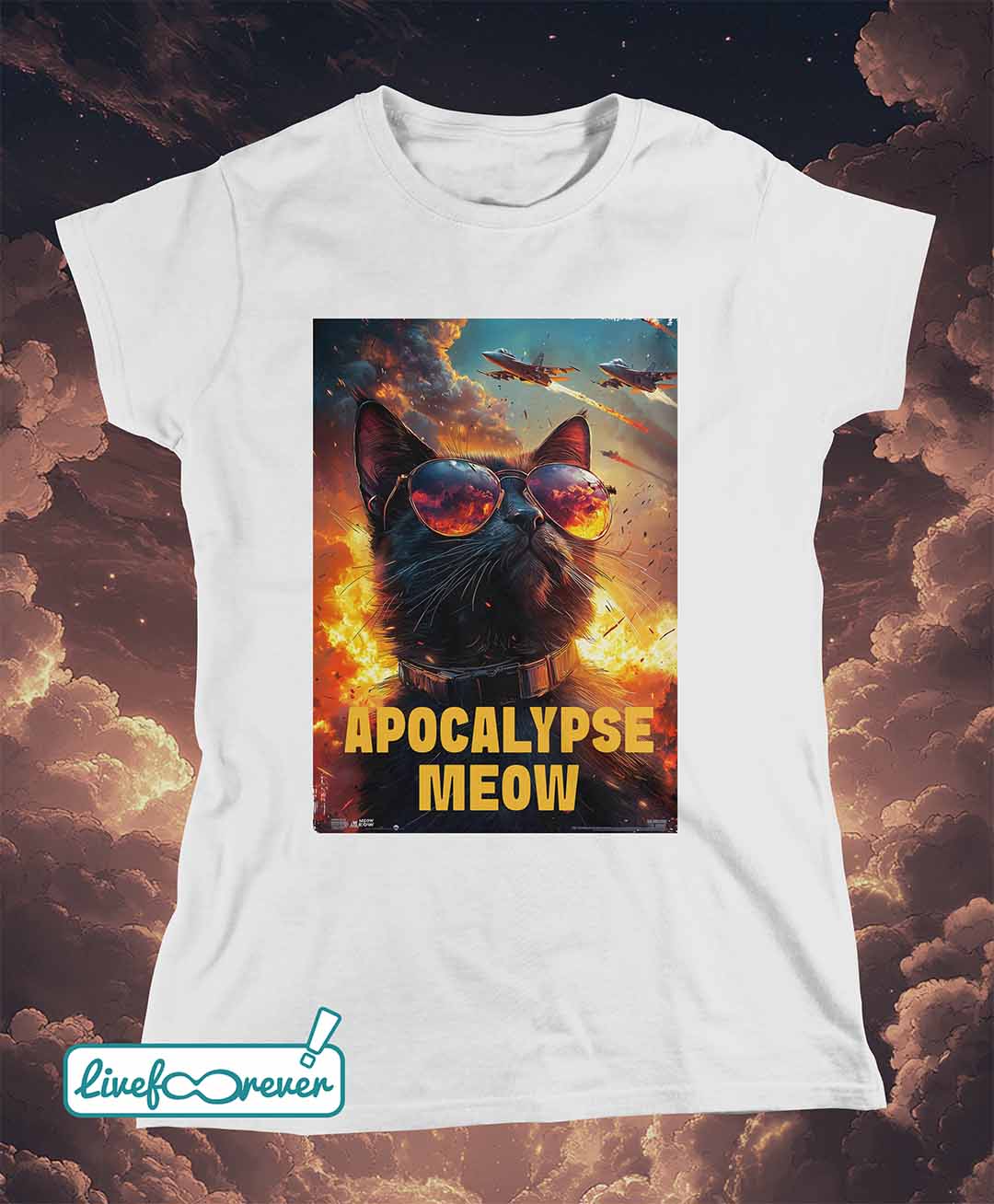 T-shirt donna – Apocalypse meow (variant)