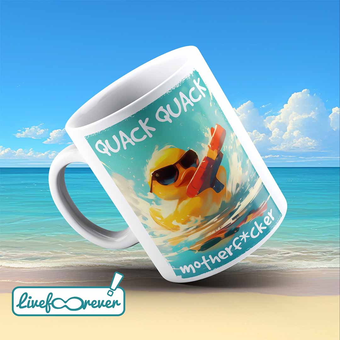 Tazza 325 ml – Quack Quack motherfucker
