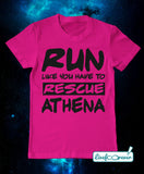 T-shirt uomo – Run like you have to rescue Athena