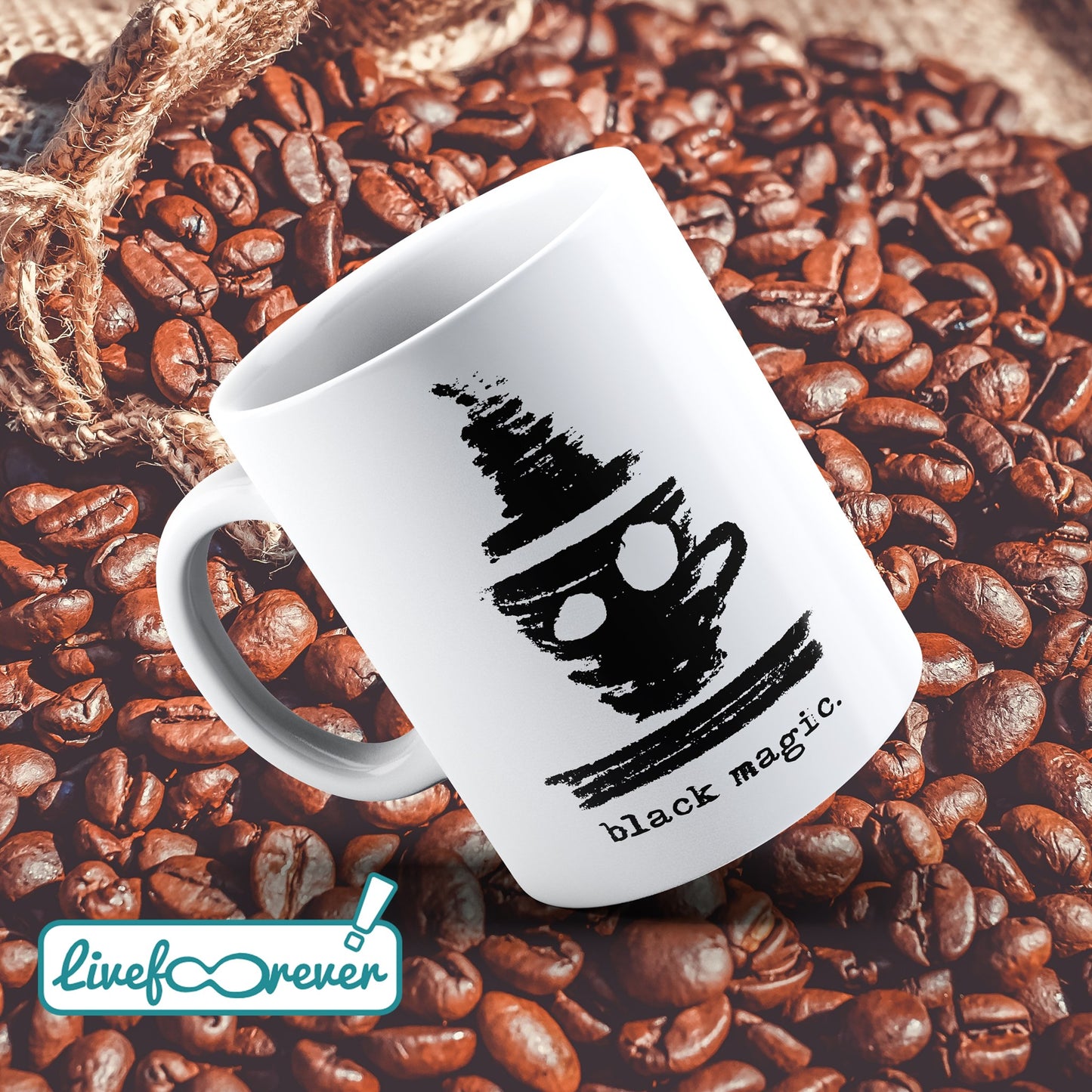 Tazza 325 ml – Funny coffee - Espressino – black magic