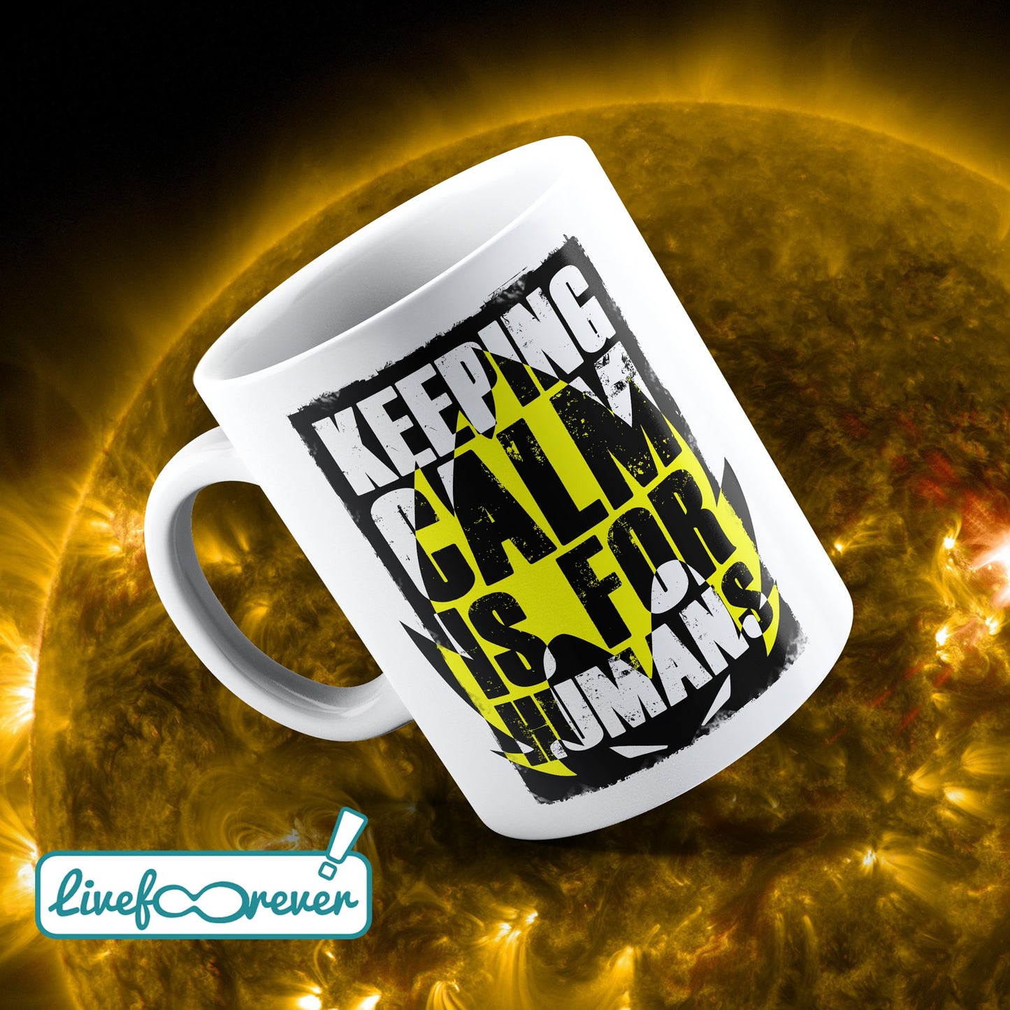 Tazza 325 ml – Keeping calm is for humans
