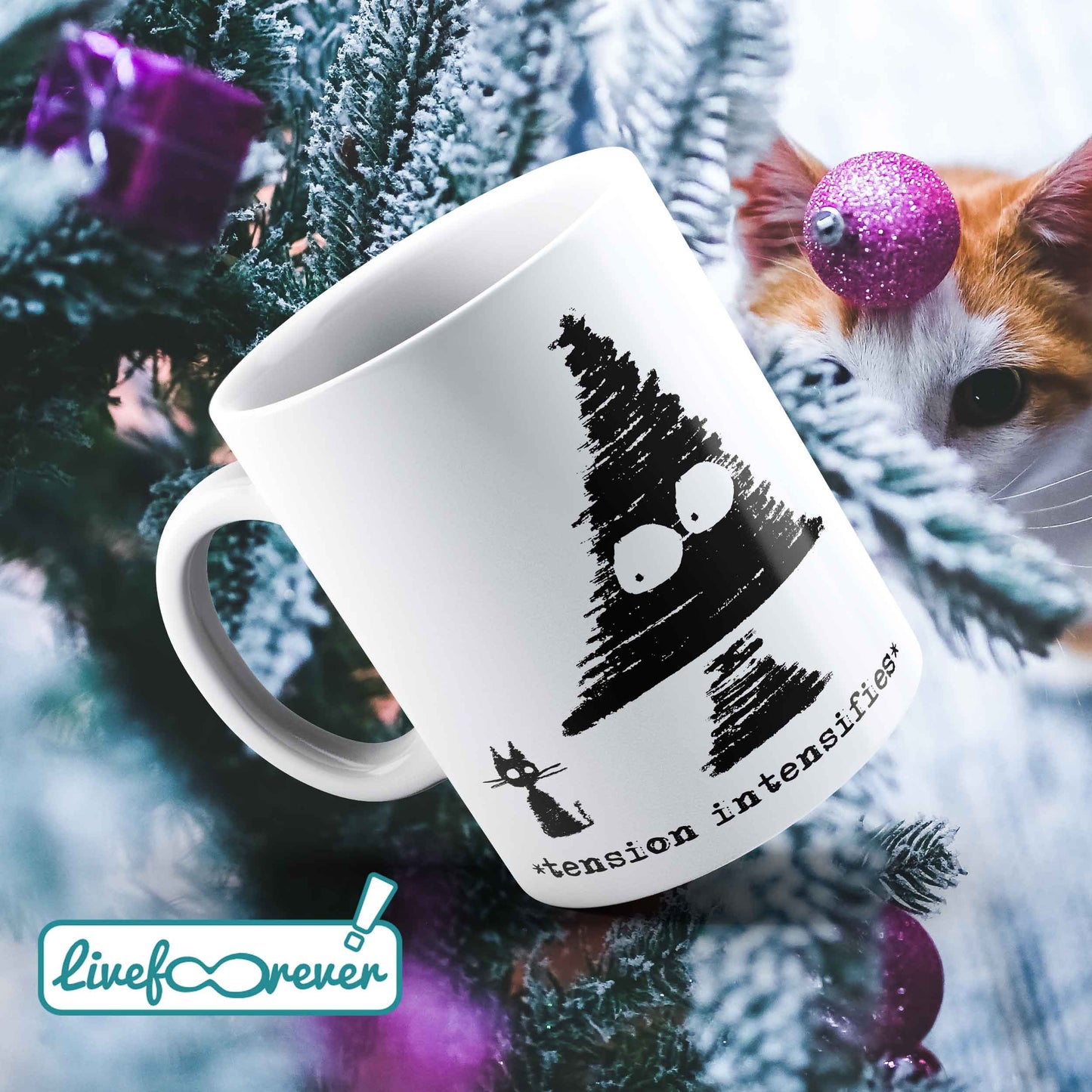 Tazza 325 ml – Rigatto versus Christmas (tension intensifies)