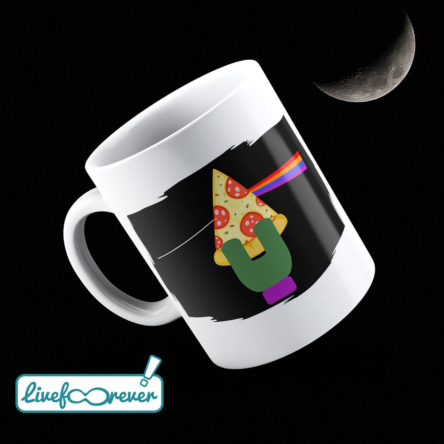 Tazza 325 ml – The dark side of the pizza (Don)