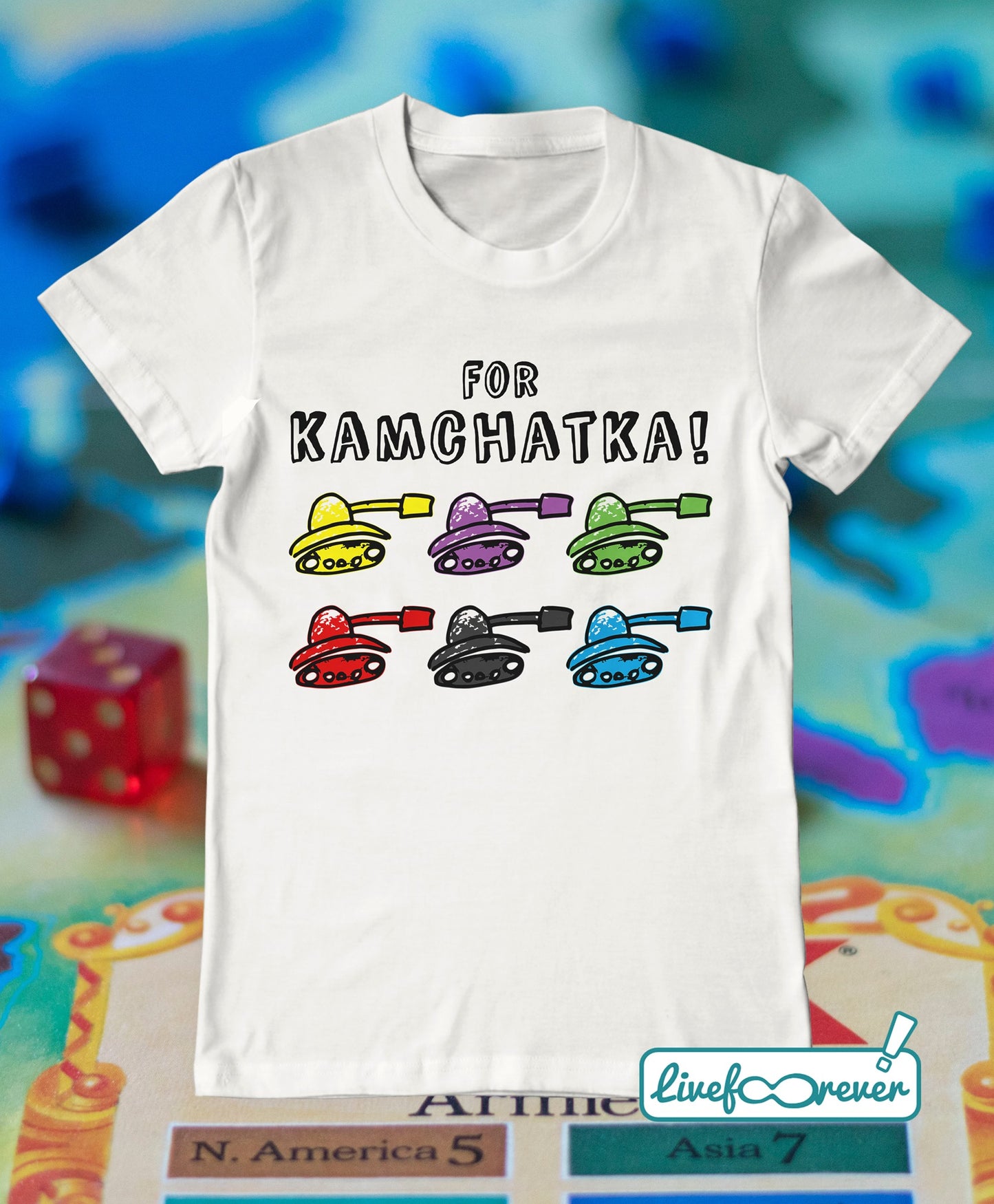 T-shirt uomo – For Kamchatka!