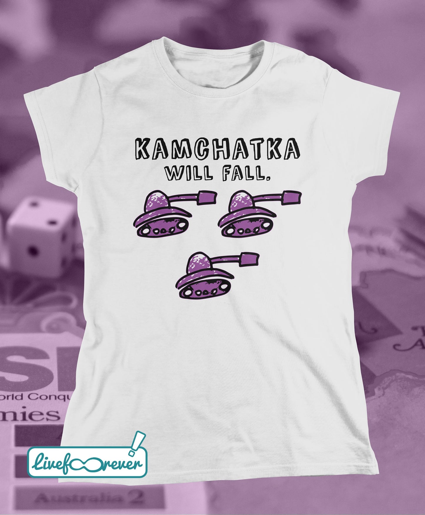 T-shirt donna – Kamchatka will fall