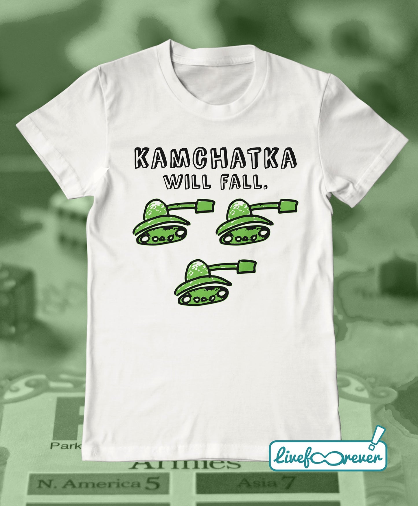 T-shirt uomo – Kamchatka will fall