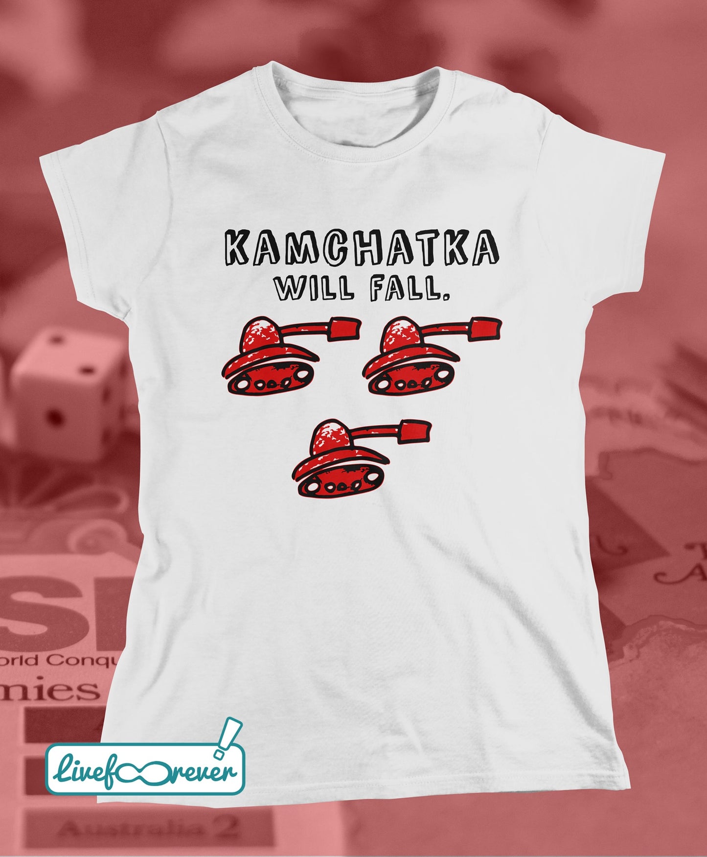 T-shirt donna – Kamchatka will fall