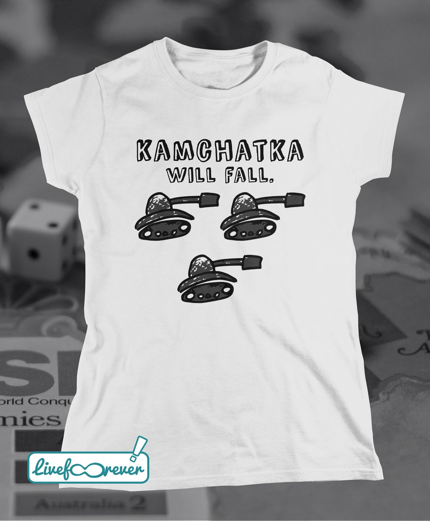 T-shirt donna – Kamchatka will fall