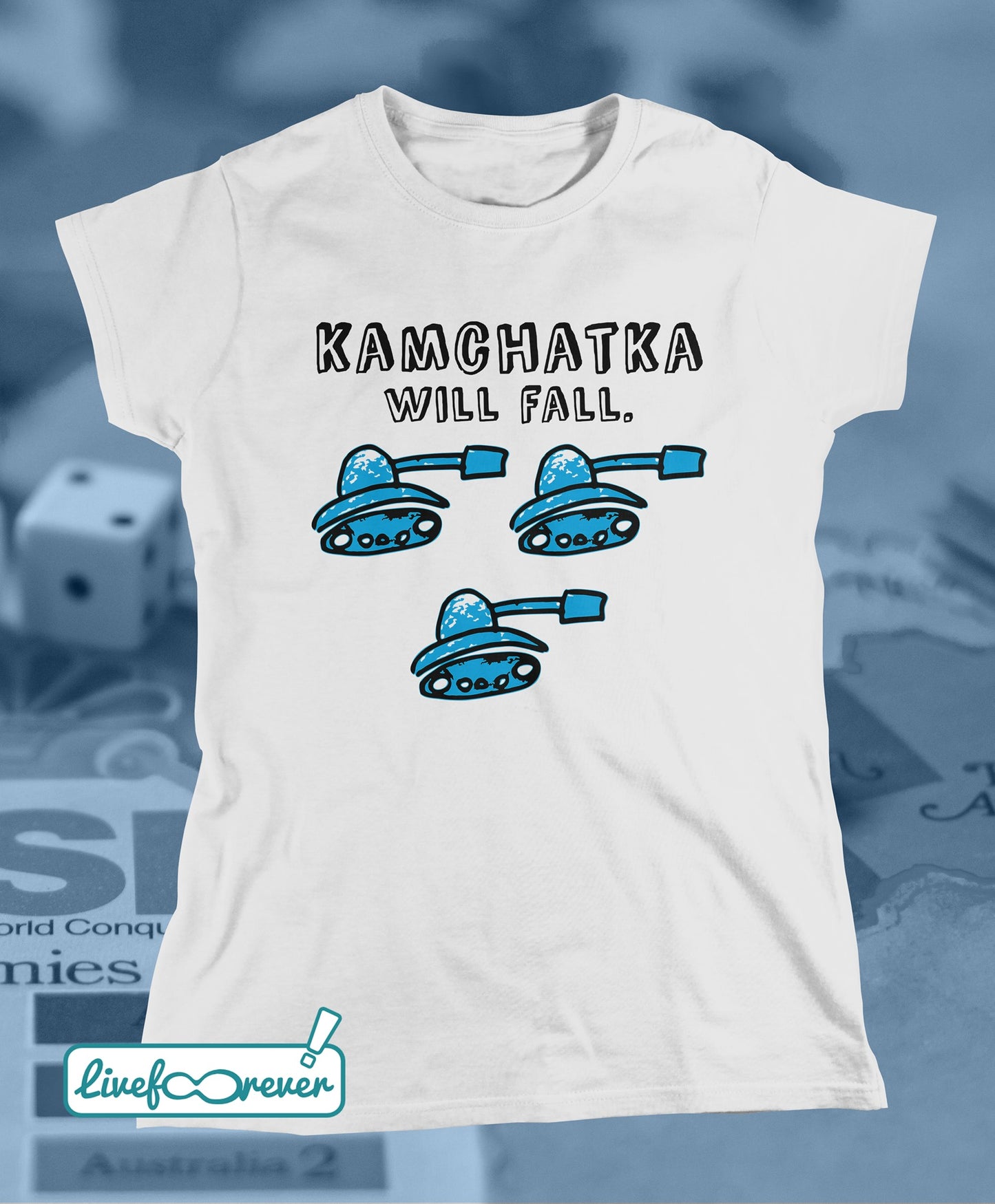 T-shirt donna – Kamchatka will fall