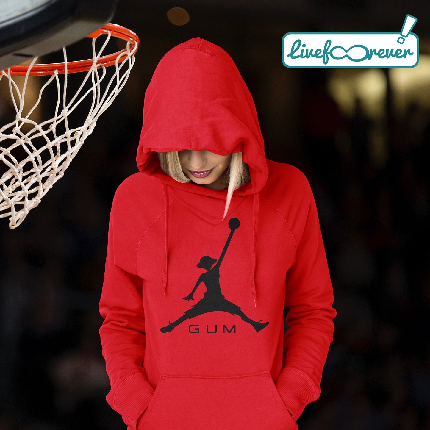 Felpa con cappuccio donna – GUM