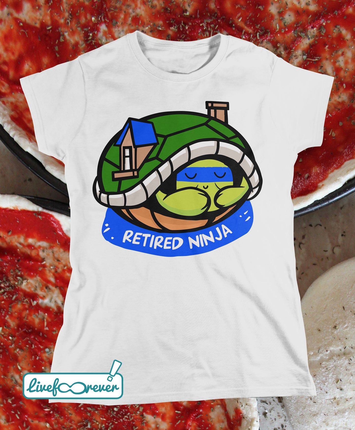T-shirt donna - Retired ninja (blue)