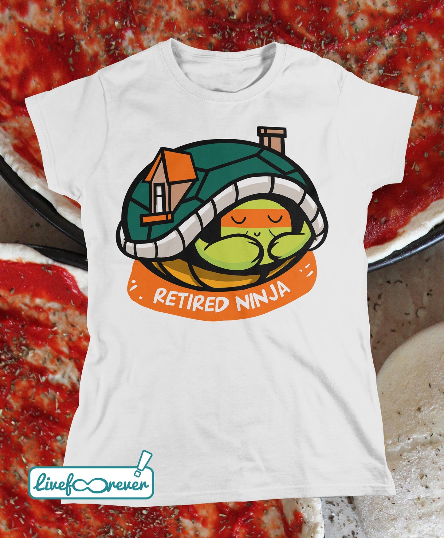 T-shirt donna - Retired ninja (orange)