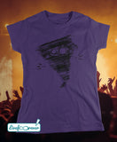 T-shirt donna - Alfonsino the hurricane (viola)
