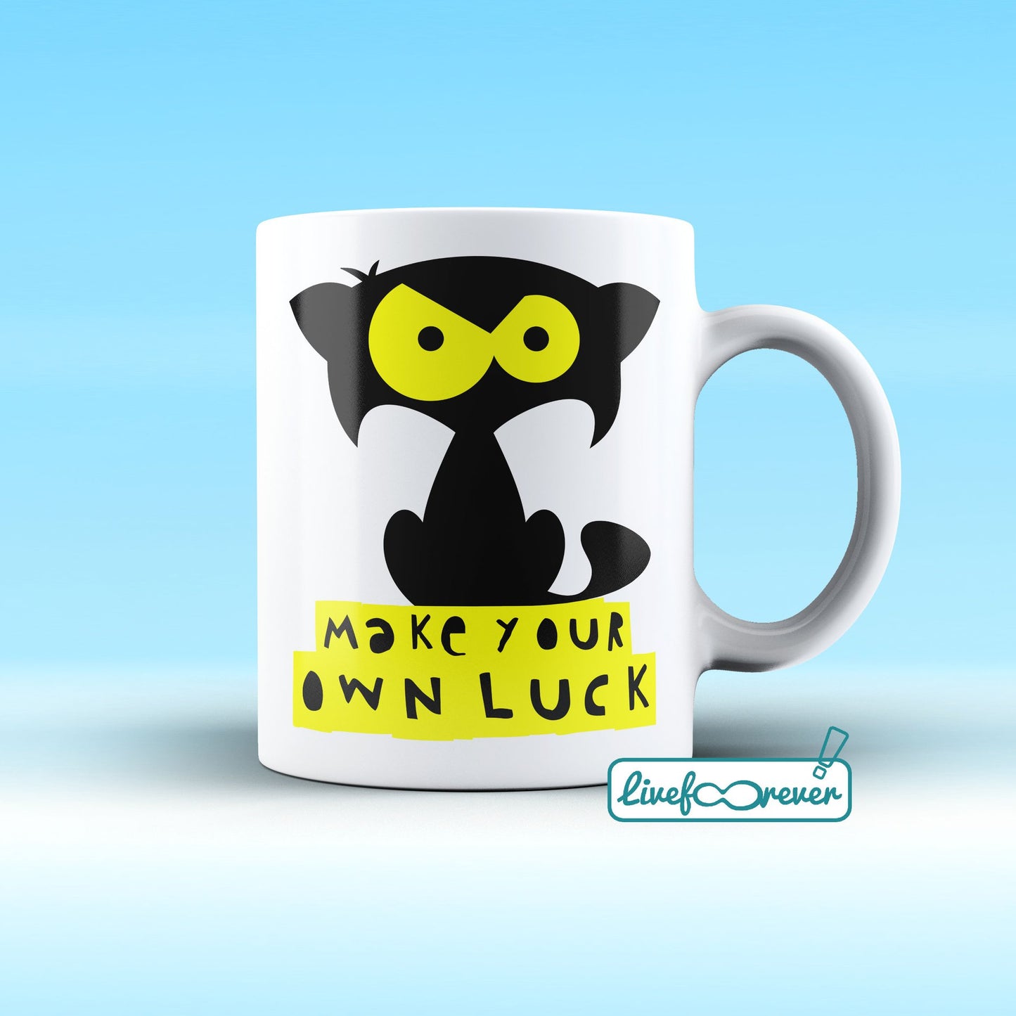 Tazza 325 ml – Glorious Feline Master Race - Mozart – make your own luck
