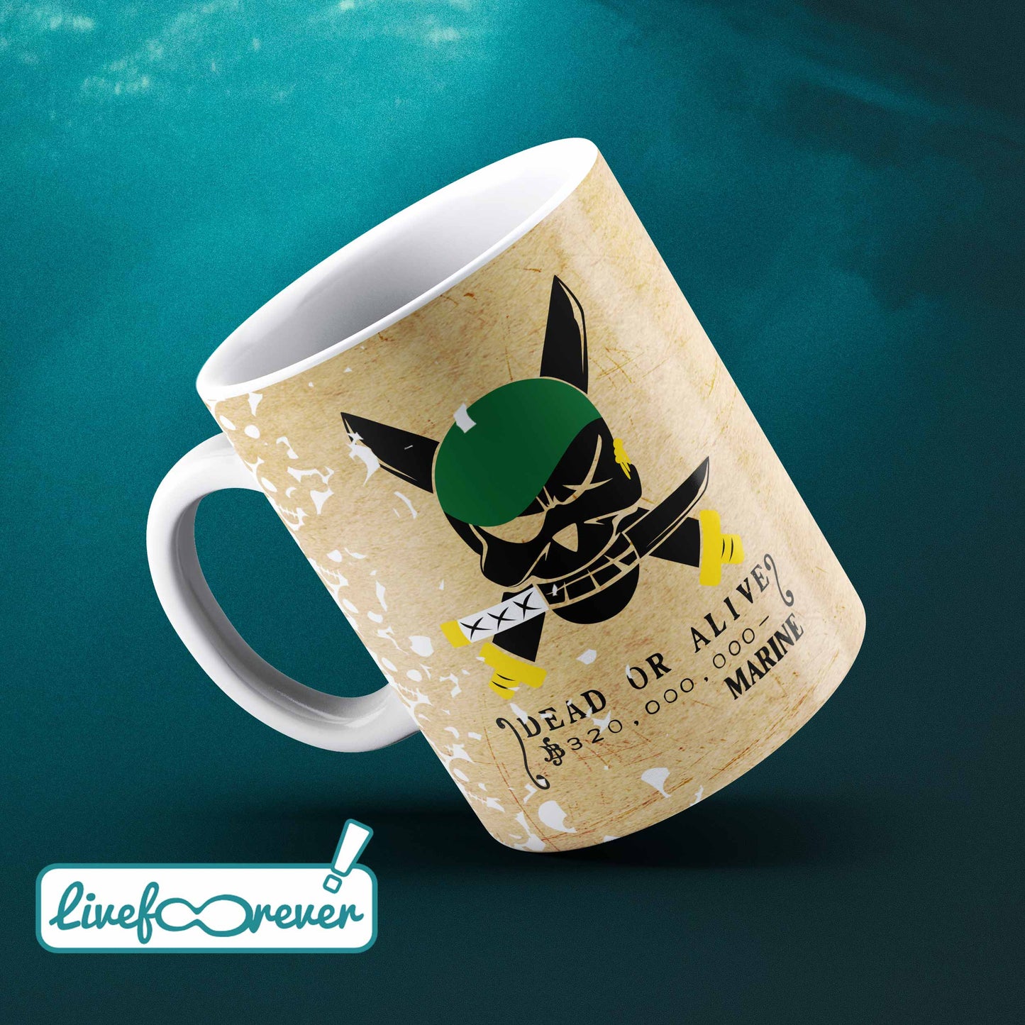 Tazza 325 ml – Wanted – the swordsman