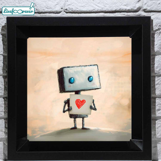 Kosü - stampa fotografica su mattonella in ceramica – Robotoh - Computer love