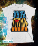 T-shirt donna – Run like you have to rescue Athena (bianco)