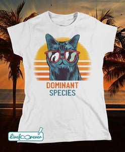 T-shirt gatto donna – Dominant species