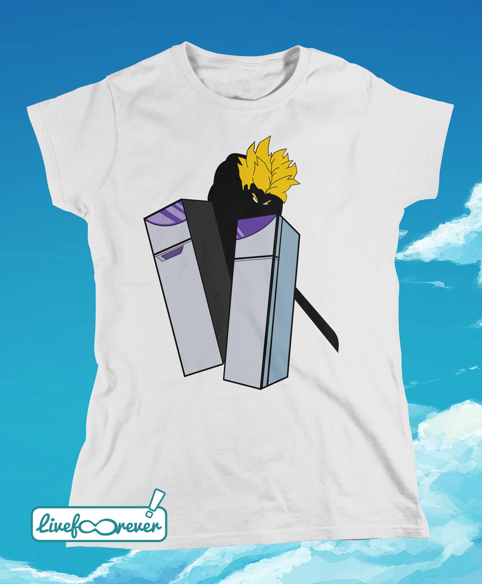 T-shirt donna – La sconfitta di Freezer (bianco)