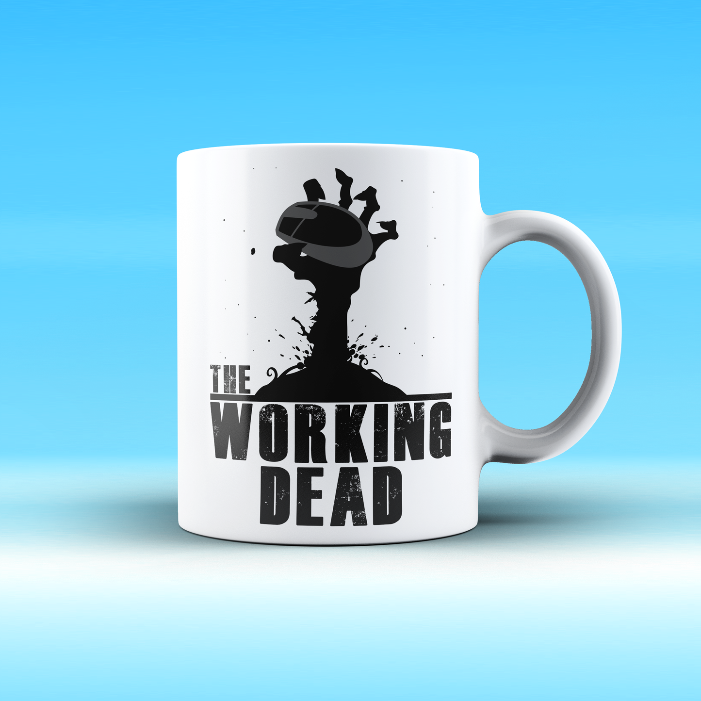 Tazza 325 ml – The working dead (bianco)