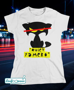 T-shirt gatto donna – Mozart – quiet yamero