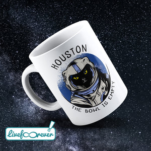 Tazza 325 ml – Glorious Feline Master Race – Astrocat – Houston, the bowl is empty