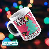 Tazza 325 ml – Cat versus Christmas: fight!