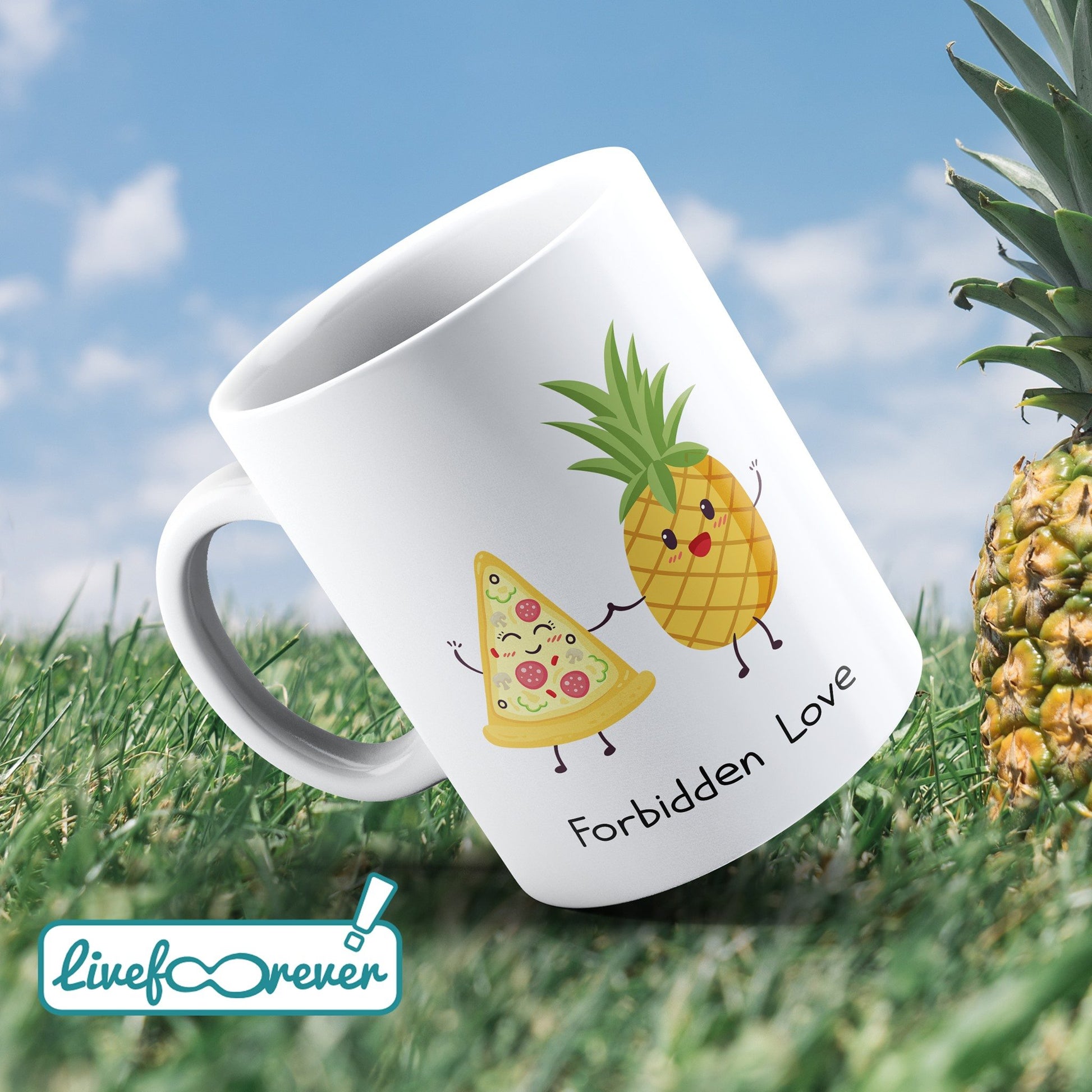 Tazza pizza ananas - forbidden love