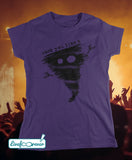 T-shirt donna - Alfonsino the hurricane – Rock you like a hurricane (viola)