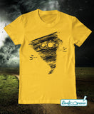 T-shirt uomo - Alfonsino the hurricane (giallo)