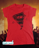 T-shirt donna - Alfonsino the hurricane (rosso)
