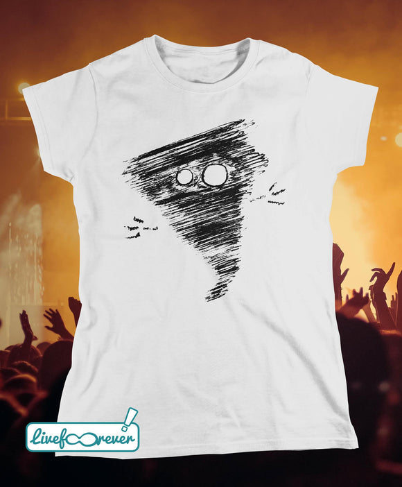 T-shirt donna - Alfonsino the hurricane (bianco)