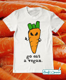 T-shirt uomo – Caroth – Go eat a vegan