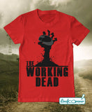T-shirt uomo – The working dead (rosso)