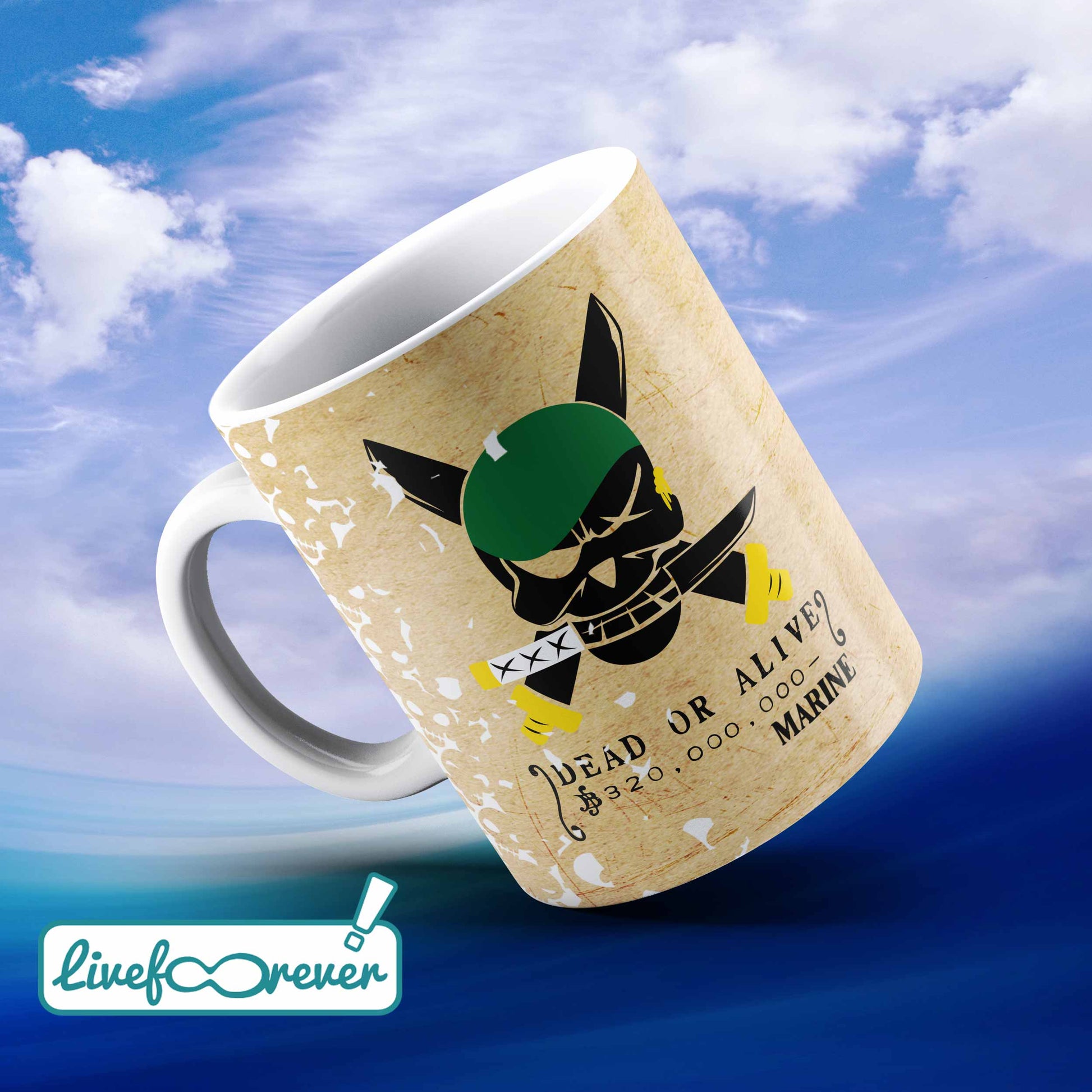 Tazza 325 ml – Wanted – the swordsman