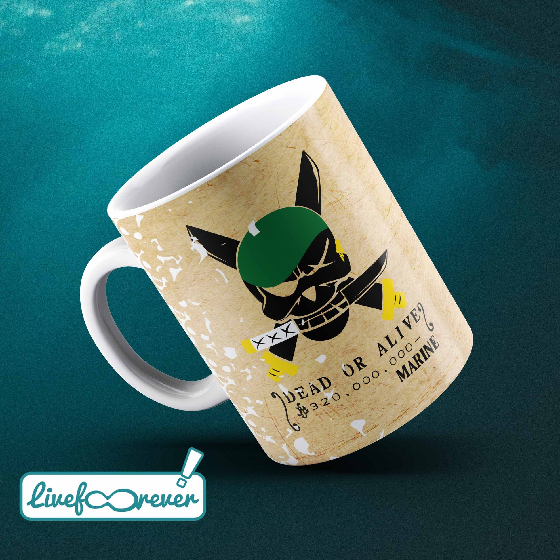 Tazza 325 ml – Wanted – the swordsman