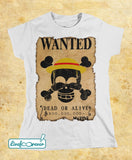 T-shirt donna – Wanted – the captain
