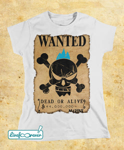 T-shirt donna – Wanted – the shipwright