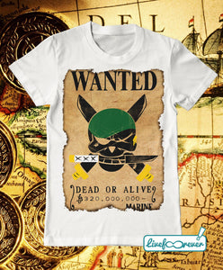 T-shirt uomo – Wanted – the swordsman